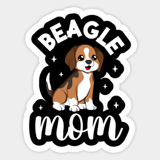 Beagle Mom - Beagle Sticker